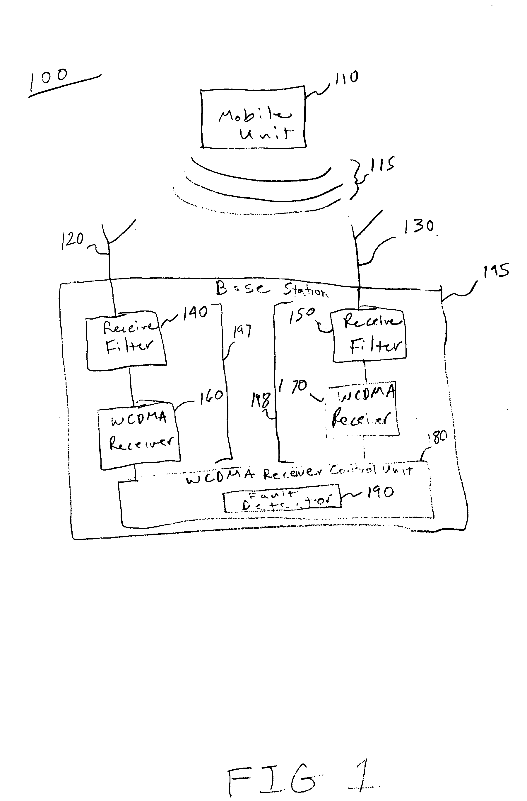 System and method for detecting a fault in a multiple receiver system