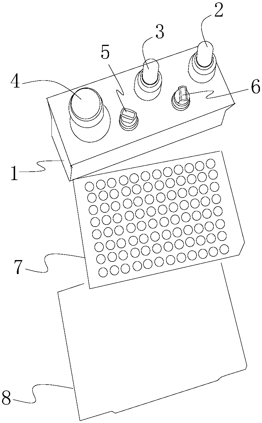 Platelet antibody detection kit based on solid phase agglutination method and detection method and application thereof