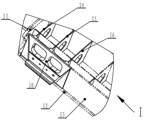 Combined connection structure for mining excavator chassis and mining excavator