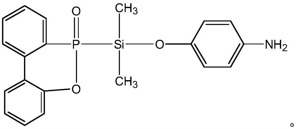 A kind of p-n-si synergistic flame retardant epoxy resin curing agent and preparation method thereof