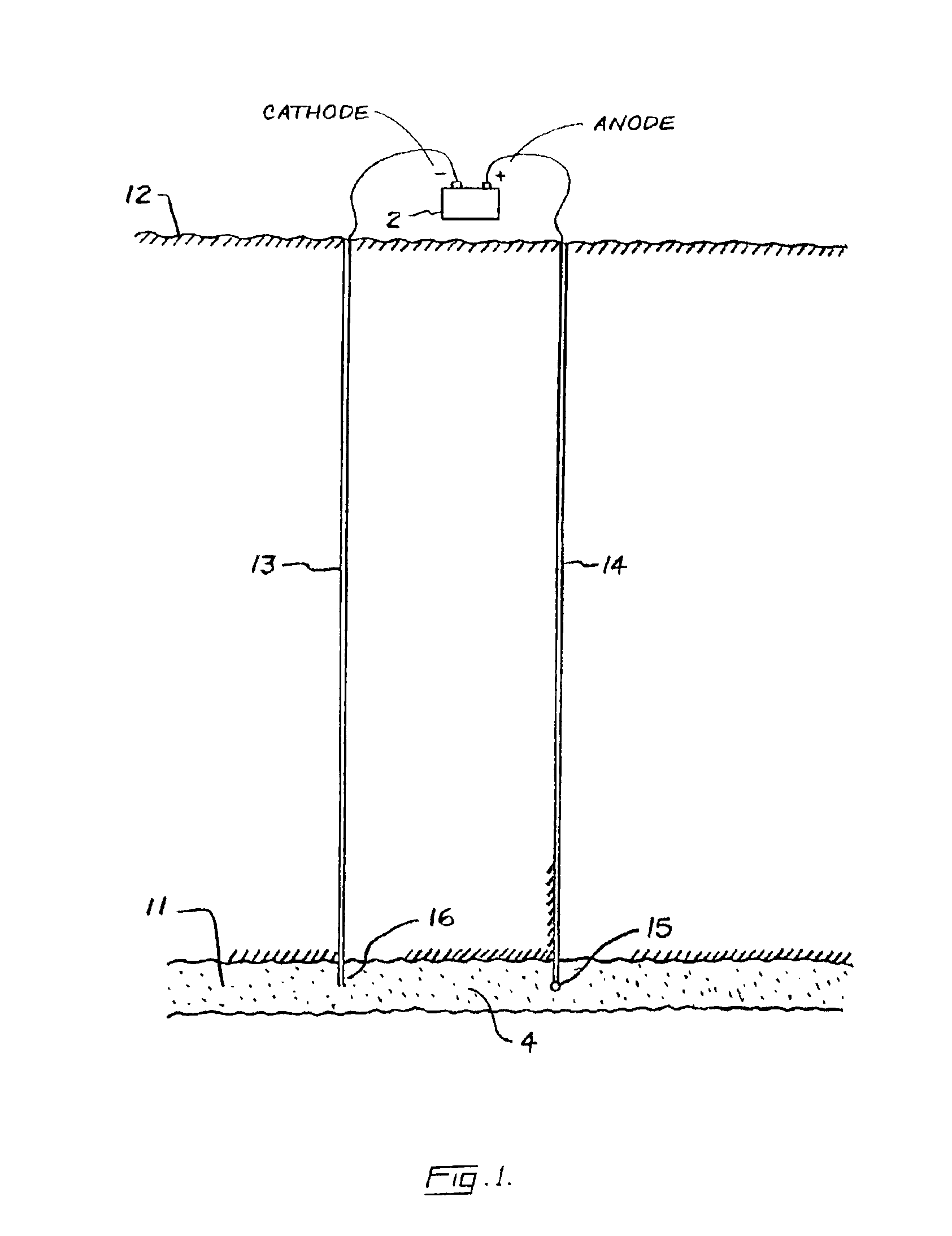 Electrochemical process for effecting redox-enhanced oil recovery