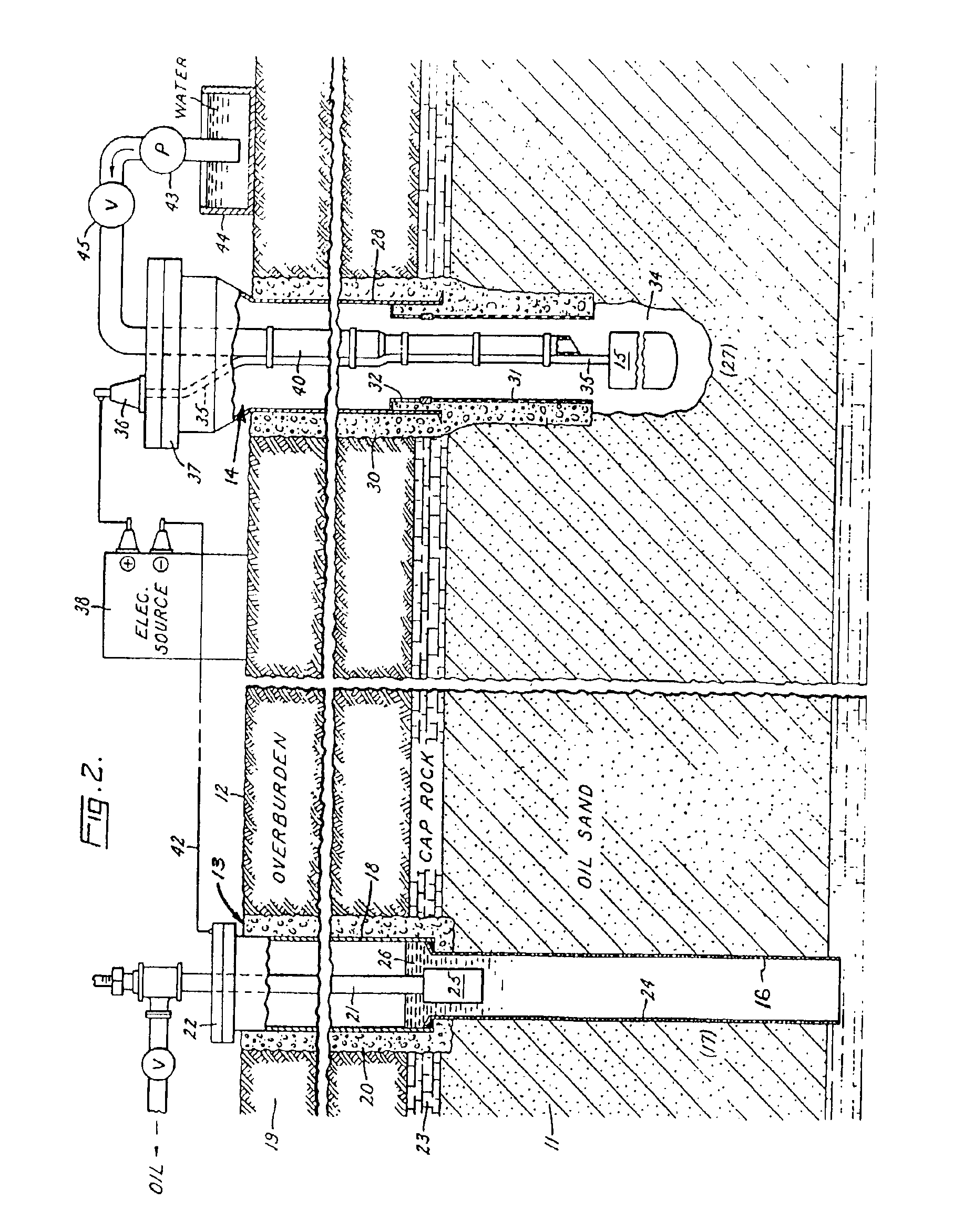 Electrochemical process for effecting redox-enhanced oil recovery