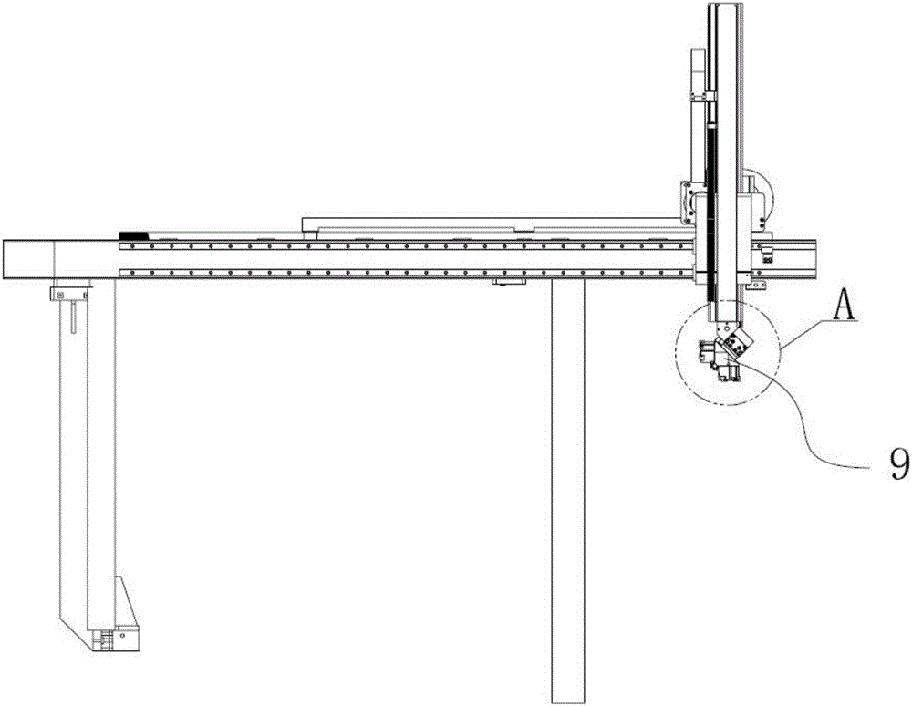 Automatic mechanical arm structure of numerical control machine tool