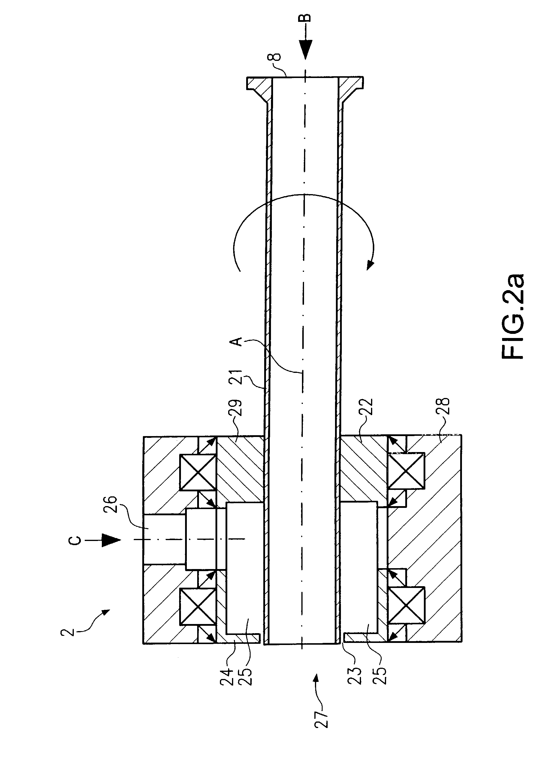 Device and method for the manufacture of a strand of a pasty mass and extrusion head for such a device and method, respectively