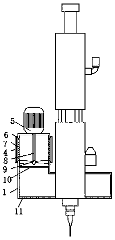 Drying device for electronic component dispensing