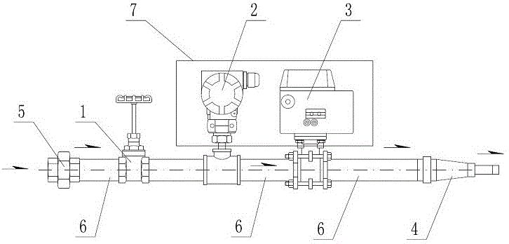 Automatic water testing device for test fire hydrant