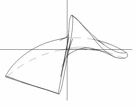 Semi-rotation speed nuclear turbine final stage moving blade