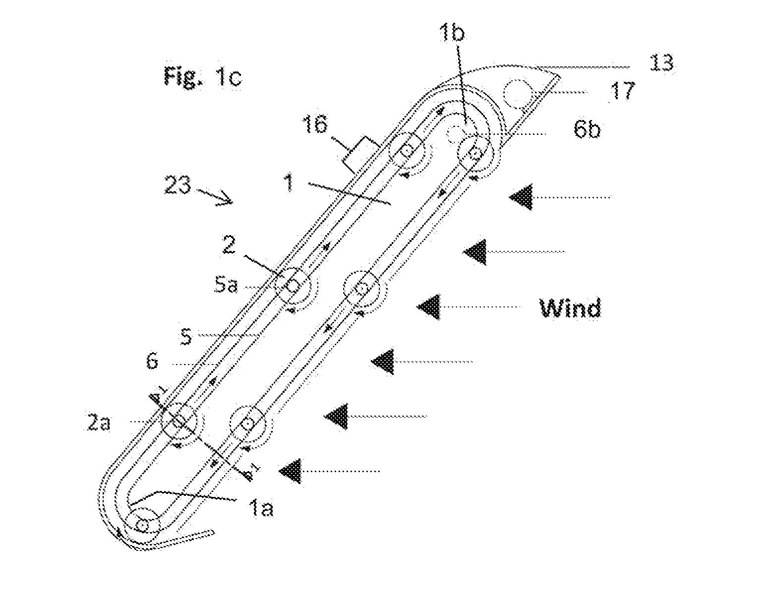 Orbiting drum wind turbine and method for the generation of electrical power from wind energy