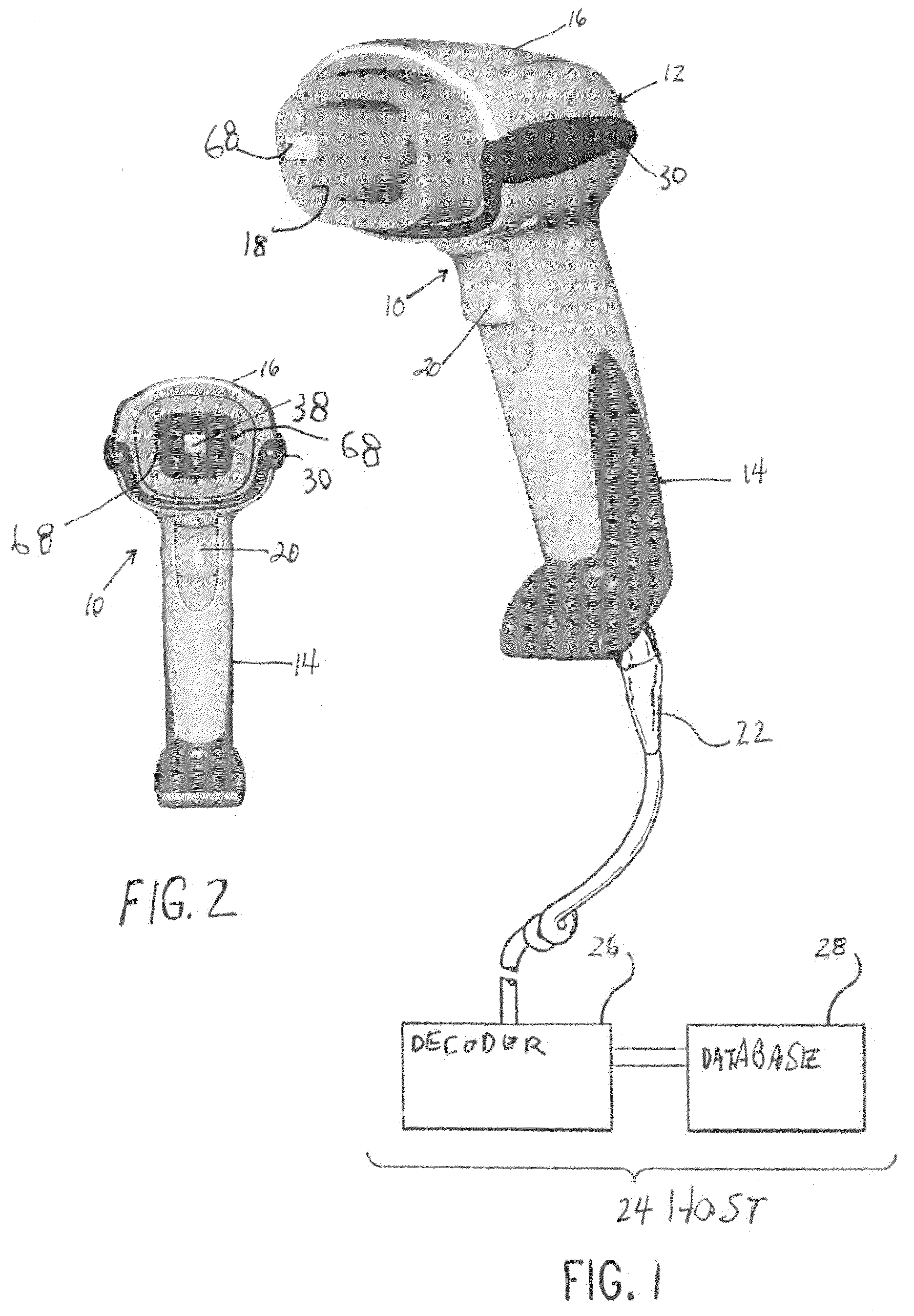 Arrangement for and method of uniformly illuminating direct part markings to be imaged and electro-optically read