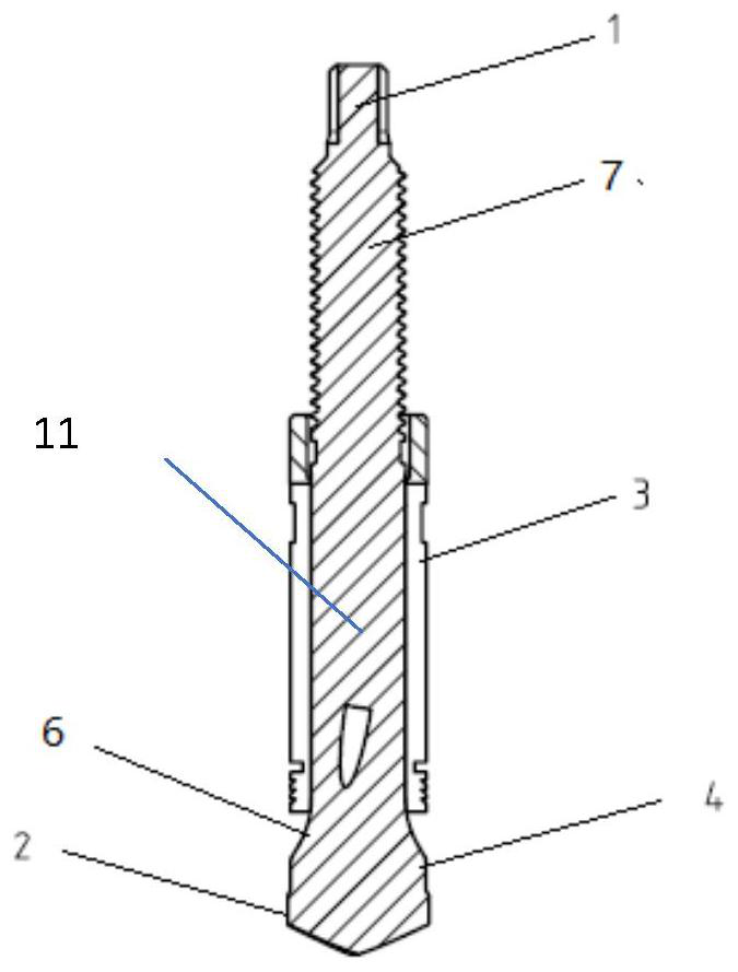 Self-drilling expansion anchor bolt