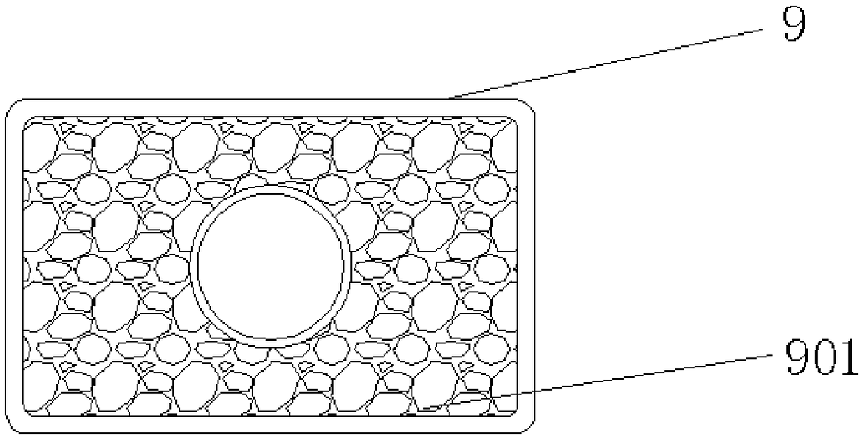 Self-cleaning garden lamp with fly-dispelling function