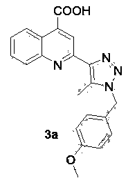 Method for preparing 2-triazole-quinoline-4-carboxylic acid compound
