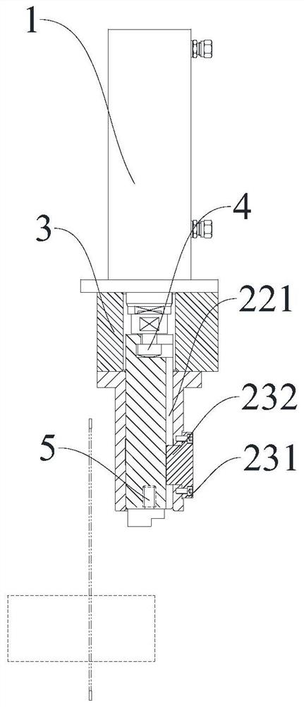 Oil cylinder pressing guide reinforcing structure