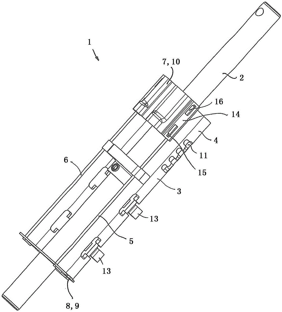 Switching device of motor vehicle transmission, its sleeve and method for manufacturing the sleeve