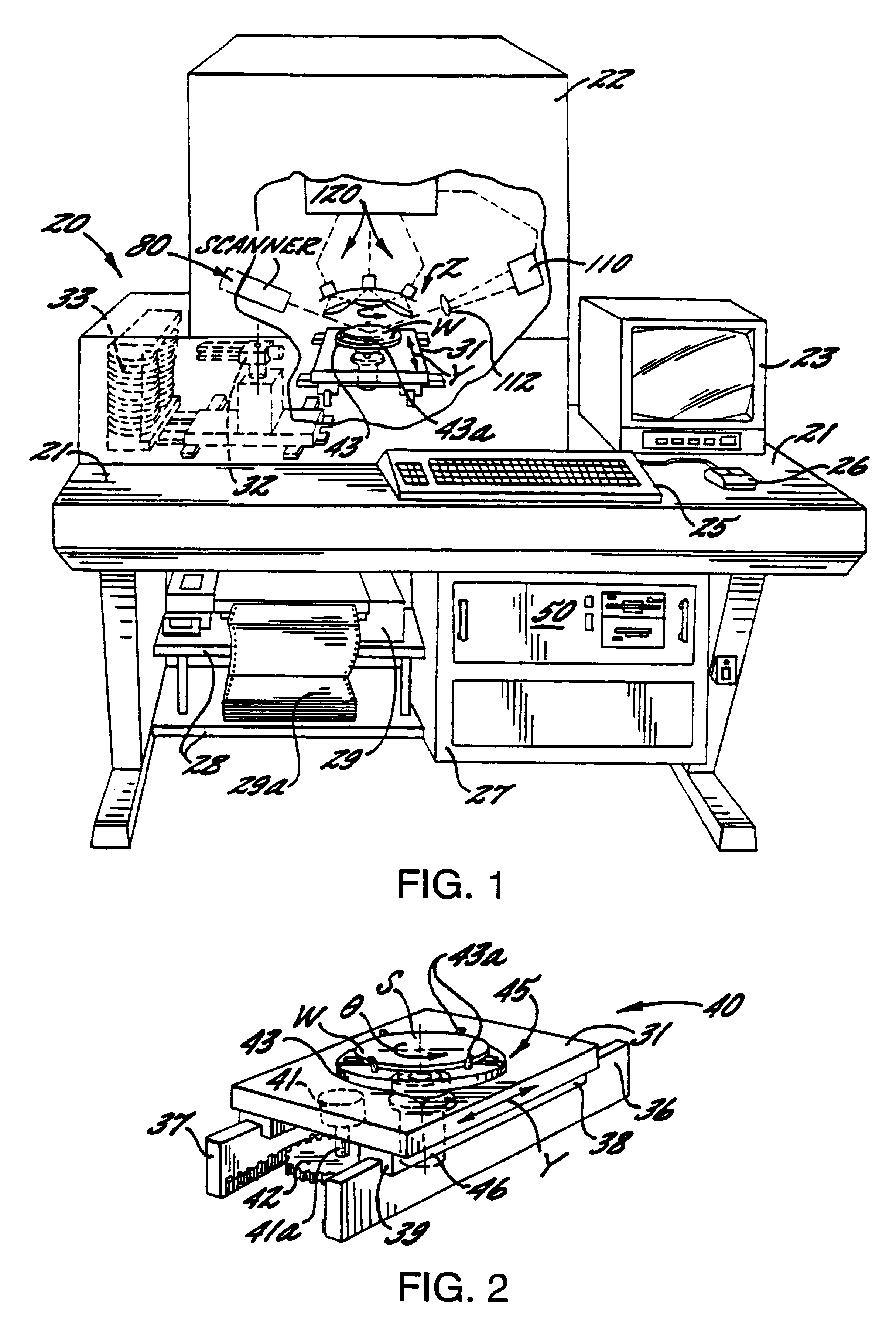 Wafer inspection system for distinguishing pits and particles