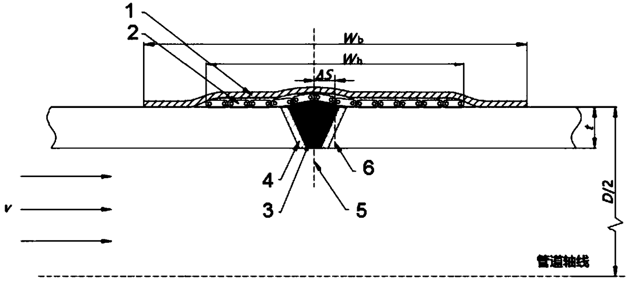 post-welding heat treatment method of Cr-Mo steel pipe with strong gas flow in the pipe