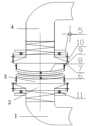 Glass tempering air-cooling device