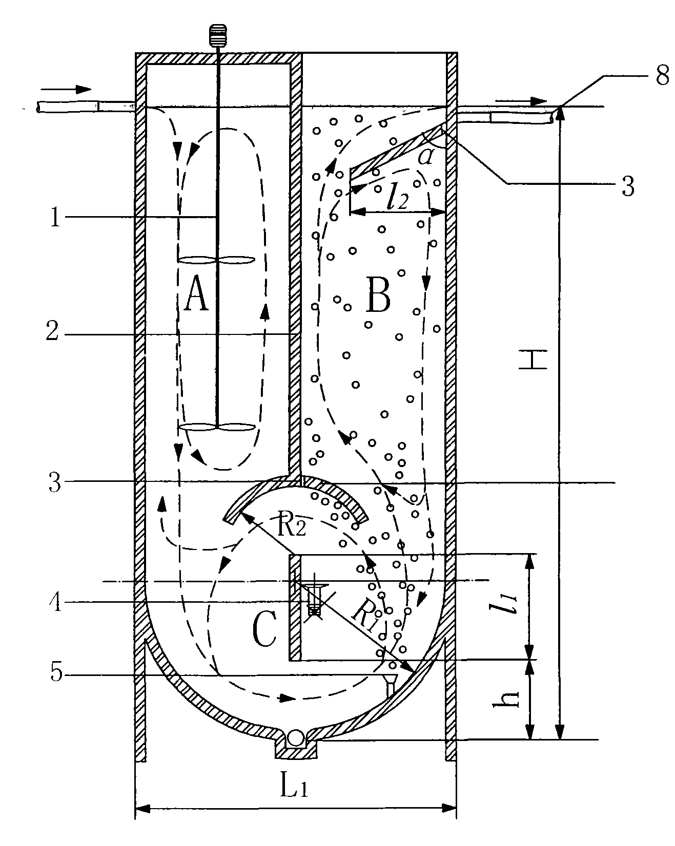 Method for controlling residual sludge reduction in activated sludge-sewage treatment system and reactor