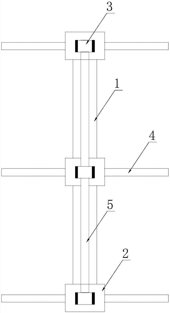 Glass stacking device