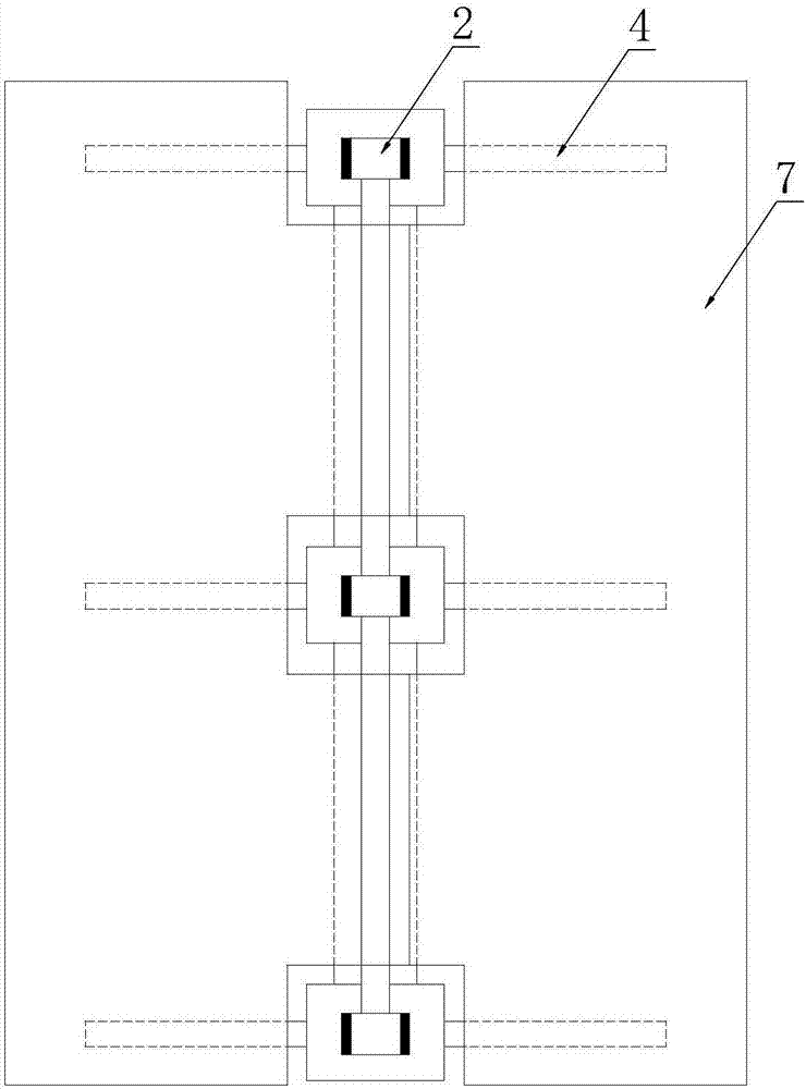 Glass stacking device