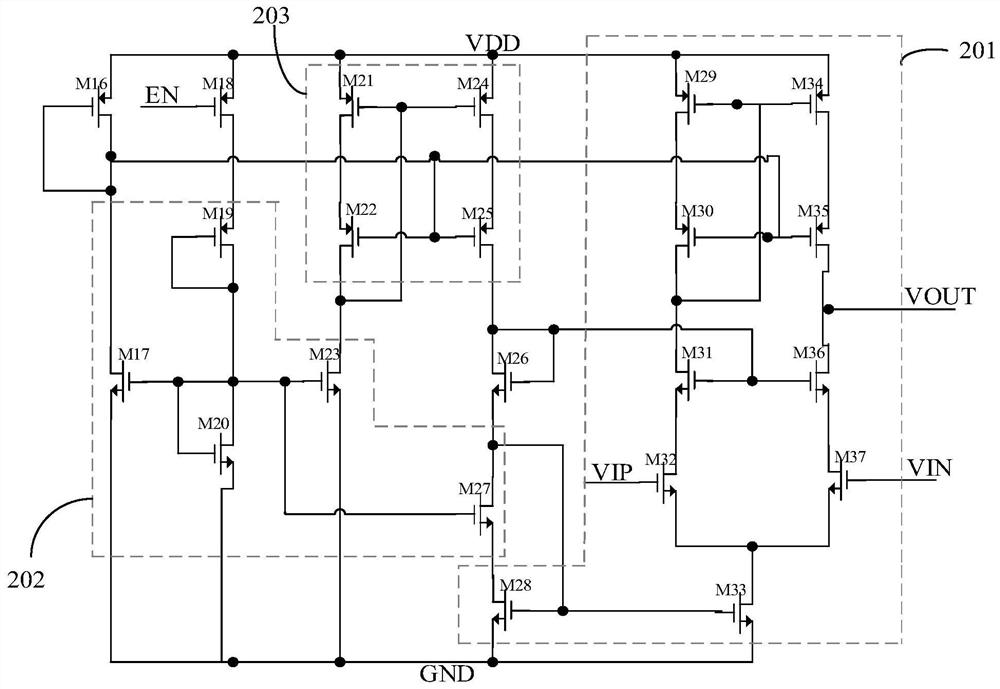 A self-excited and compensated bandgap reference voltage source