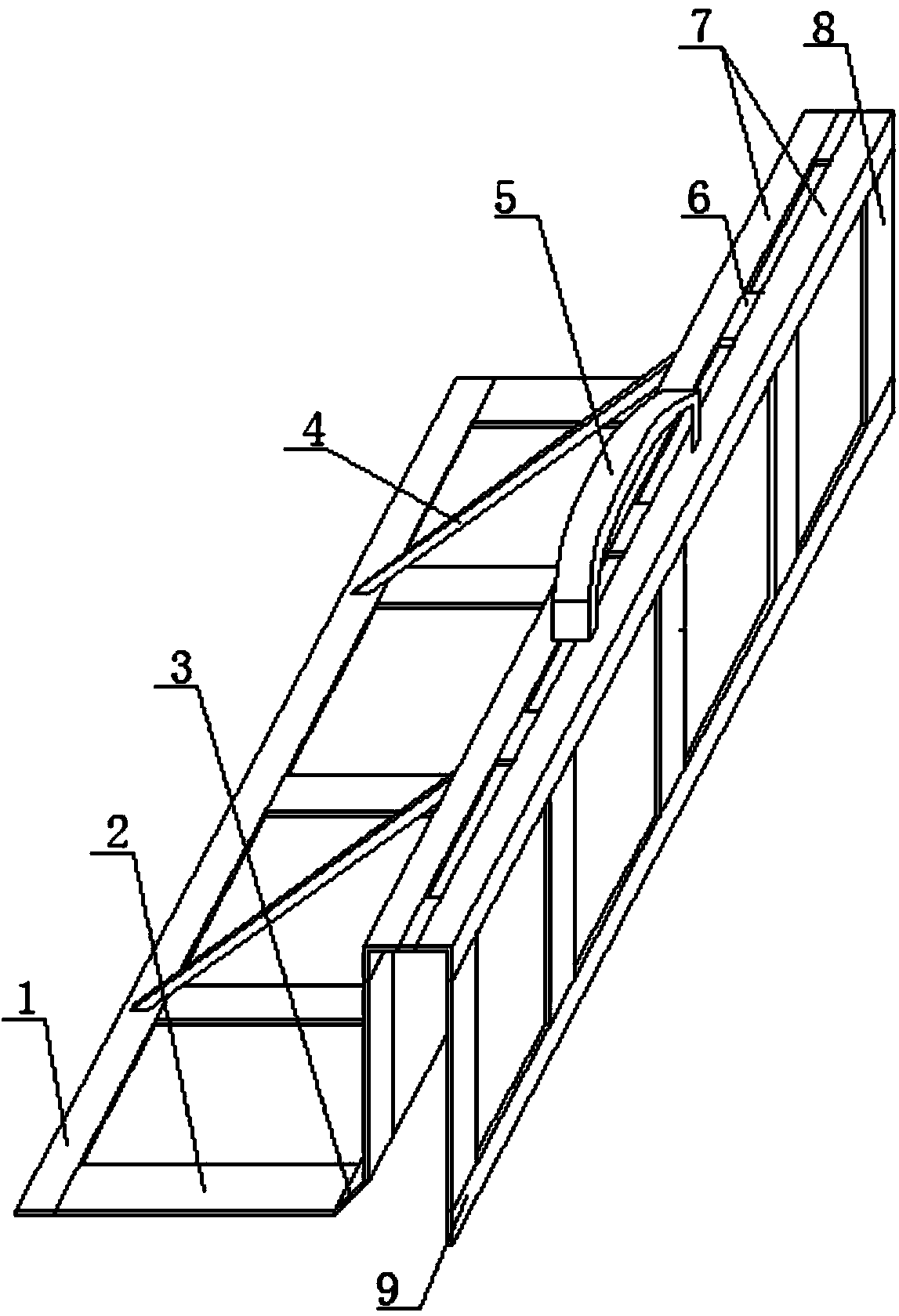 Method for drawing reference surface of single H-type steel member