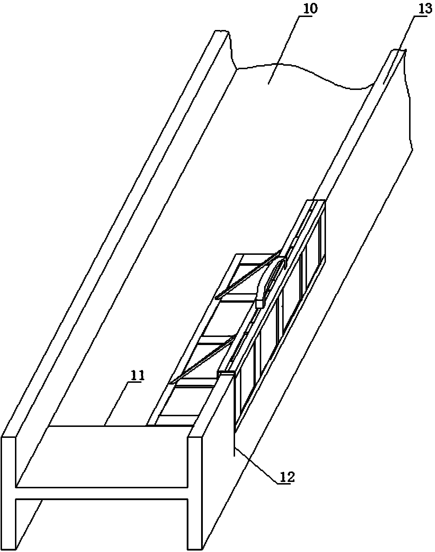 Method for drawing reference surface of single H-type steel member