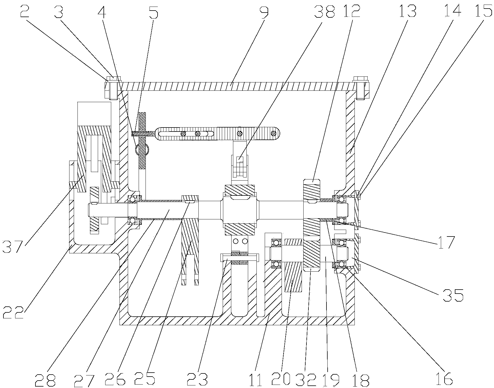 Anti-fatigue accelerator and brake integrated structure