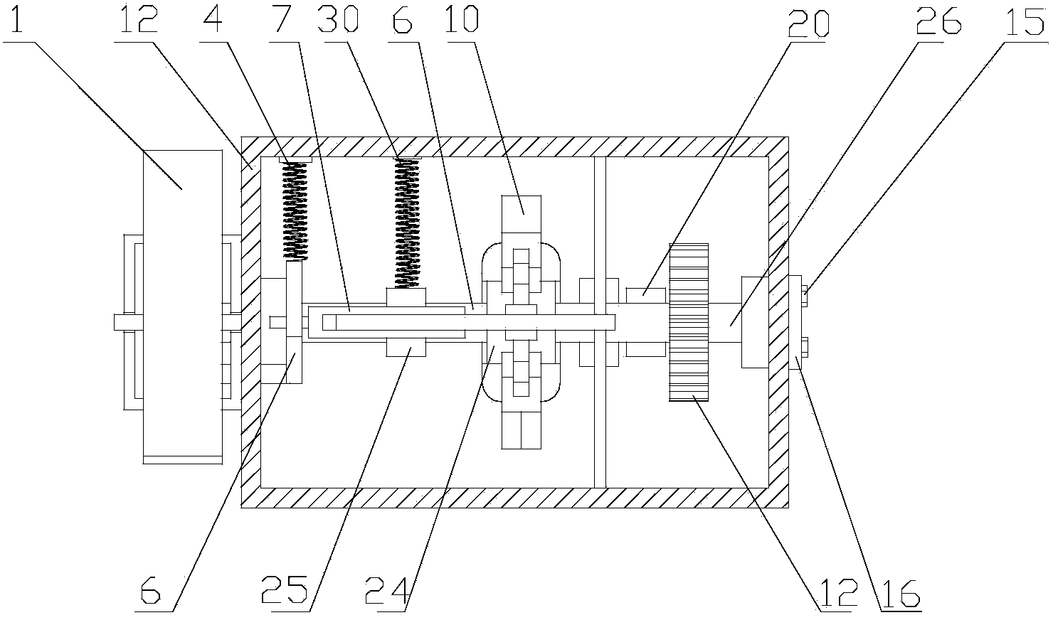 Anti-fatigue accelerator and brake integrated structure