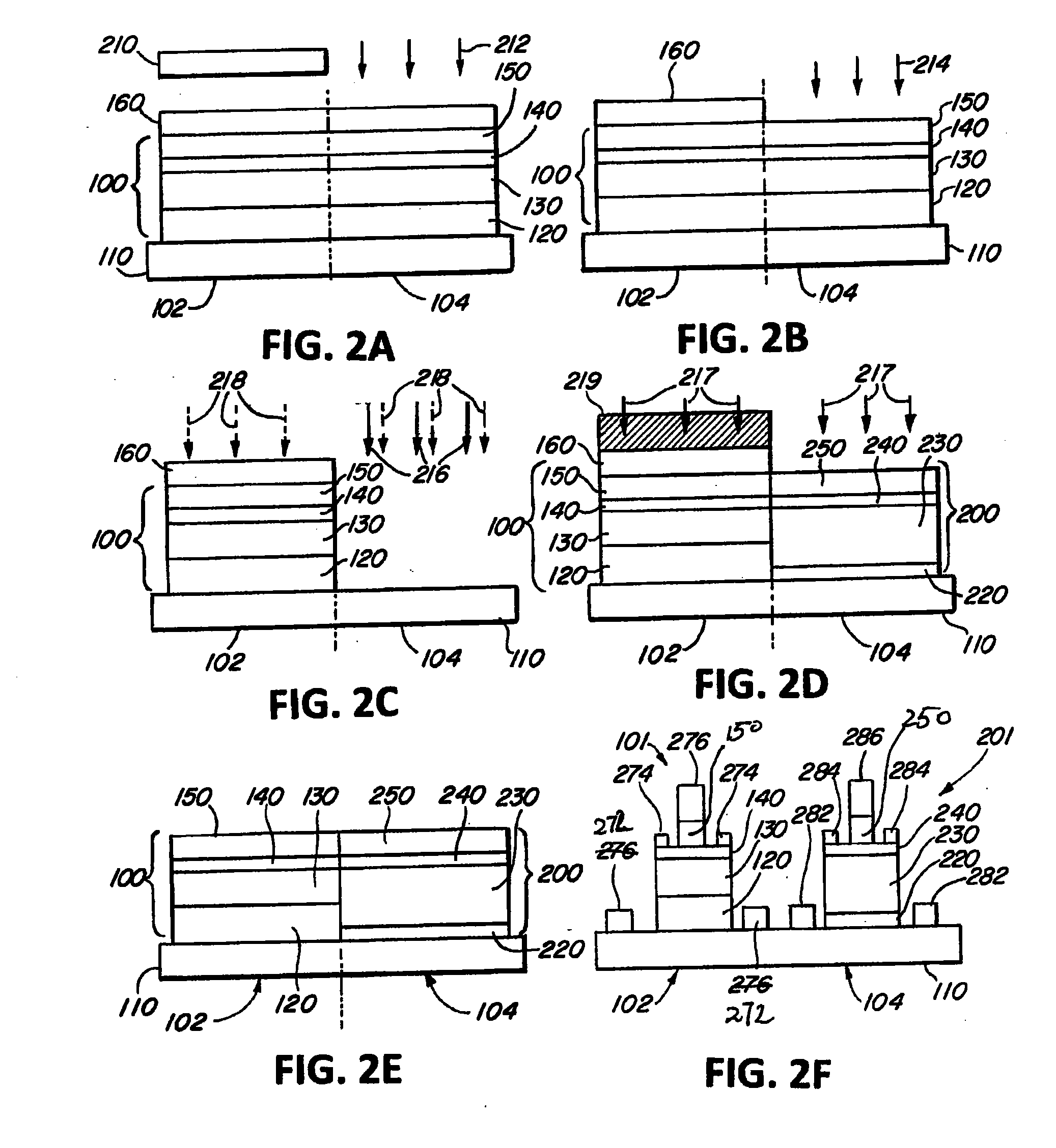 Regrown heterojunction bipolar transistors for multi-function integrated devices and method for fabricating the same
