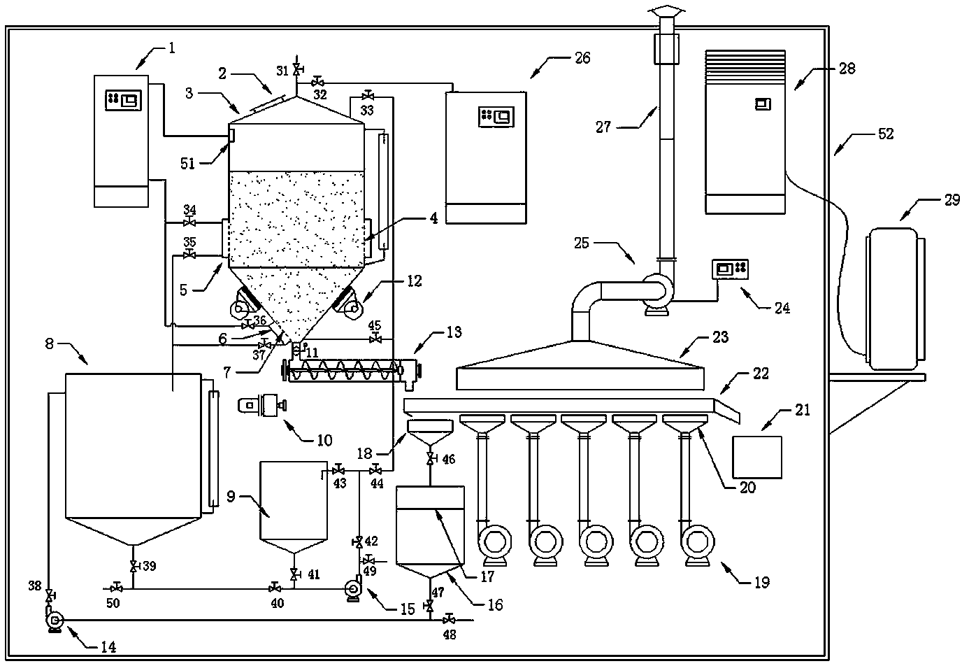 Continuous efficient seed priming device