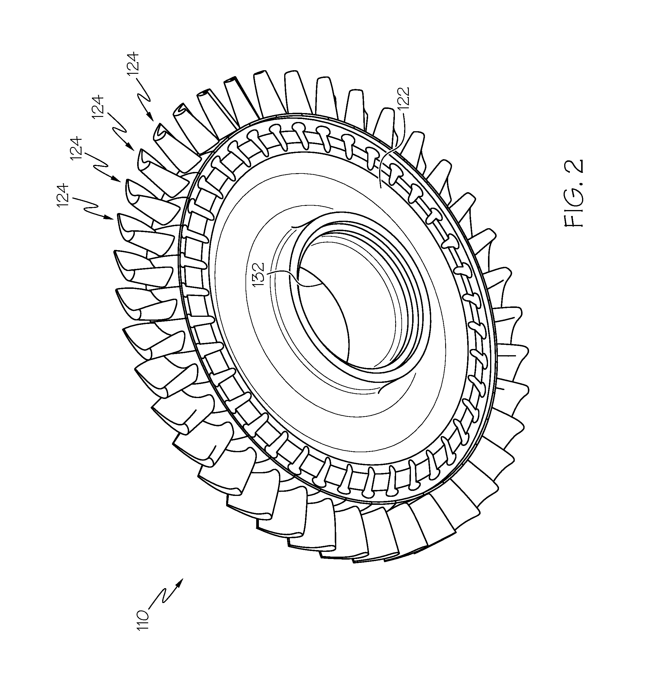 Hybrid bonded turbine rotors and methods for manufacturing the same