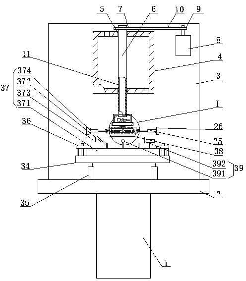 Machining device for ultrasonic grinding of sapphire lens