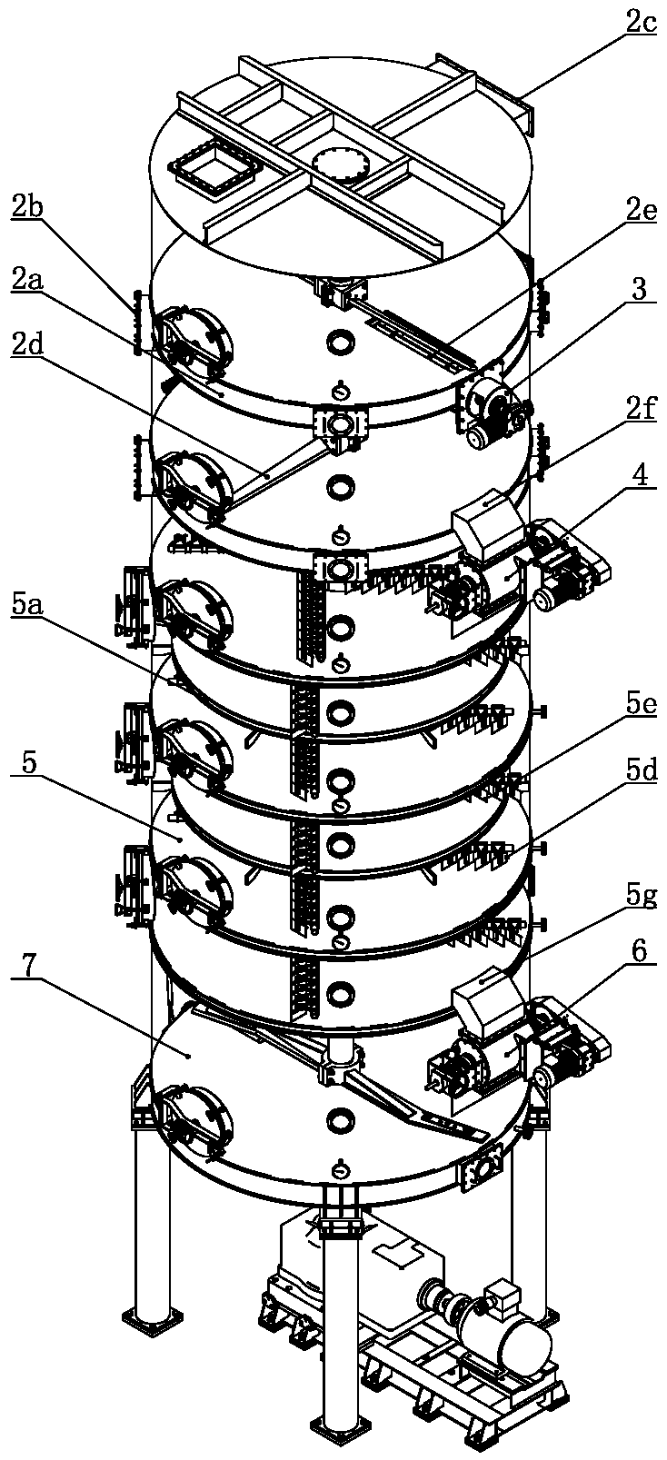 A low-temperature desolventization process for soybean meal