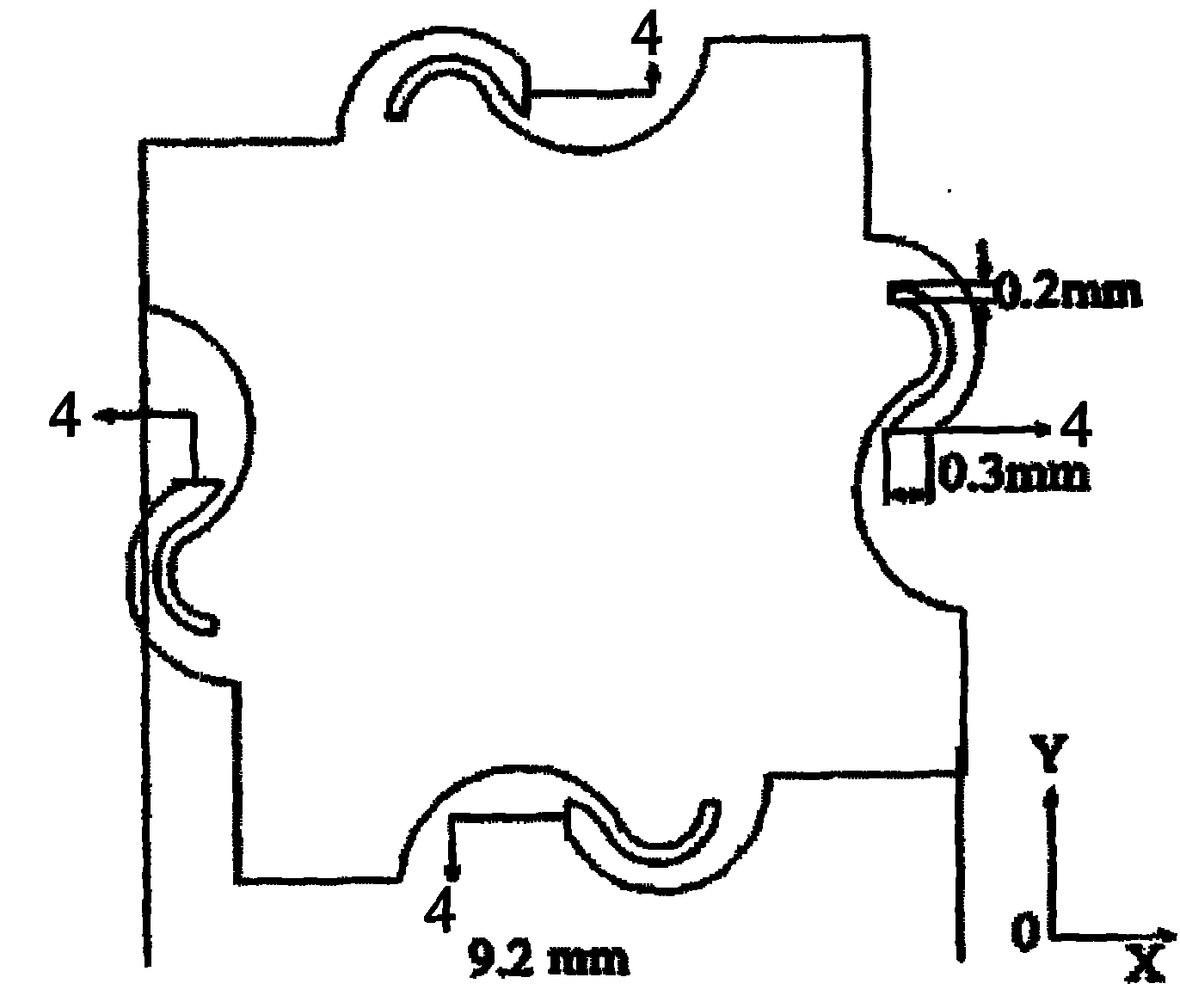 Compact electromagnetic band gap structure for avoiding high-speed circuit noise