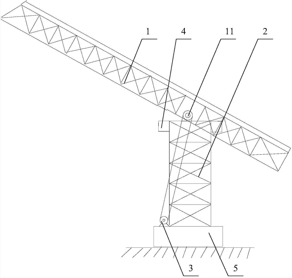 Electric wire erecting device