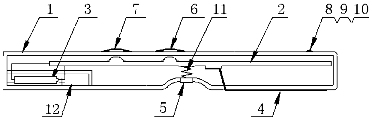 A remote controller with negative ion detection function