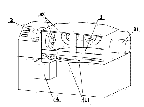 Disc multi-station automatic polishing machine