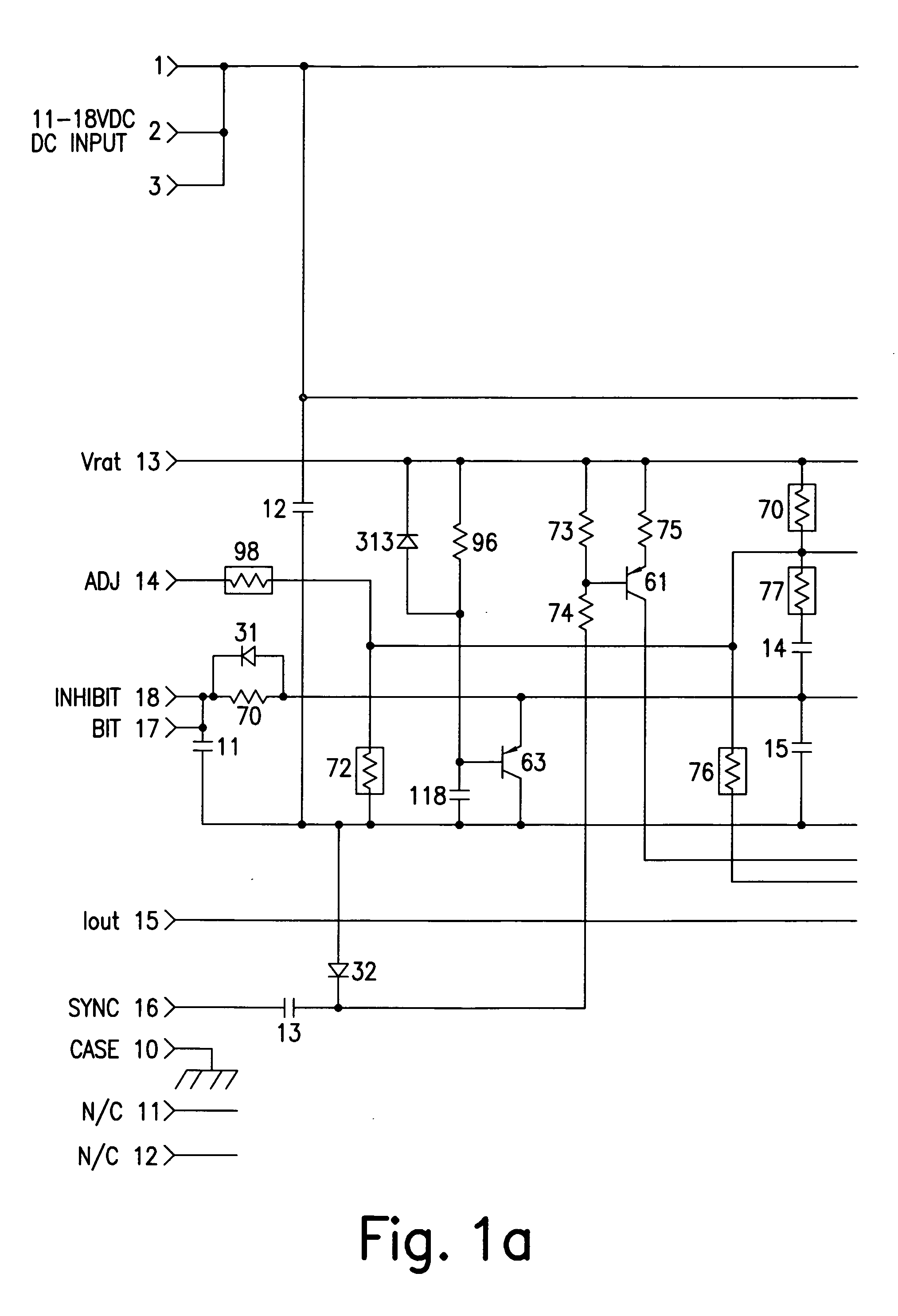 Method for implementing radiation hardened, power efficient, non isolated low output voltage DC/DC converters with non-radiation hardened components