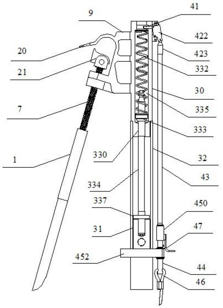 10 kV live-line work lap joint arc extinguishing device