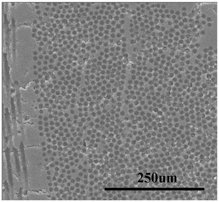 Three-dimensional silicon carbide fiber preform reinforced yttrium oxide-zirconium oxide multiphase ceramic composite material and preparation method thereof