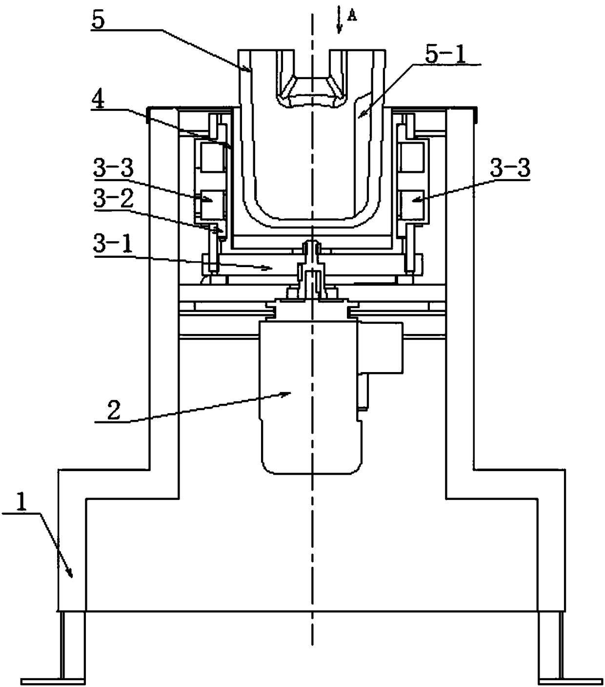 Permanent magnetic stirring device for semi-solid slurry preparation of metals