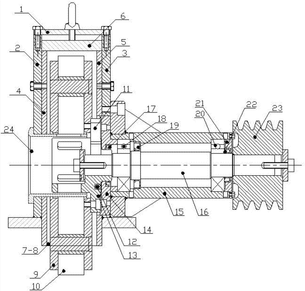 Shot blasting head of aluminum profile shot blasting machine