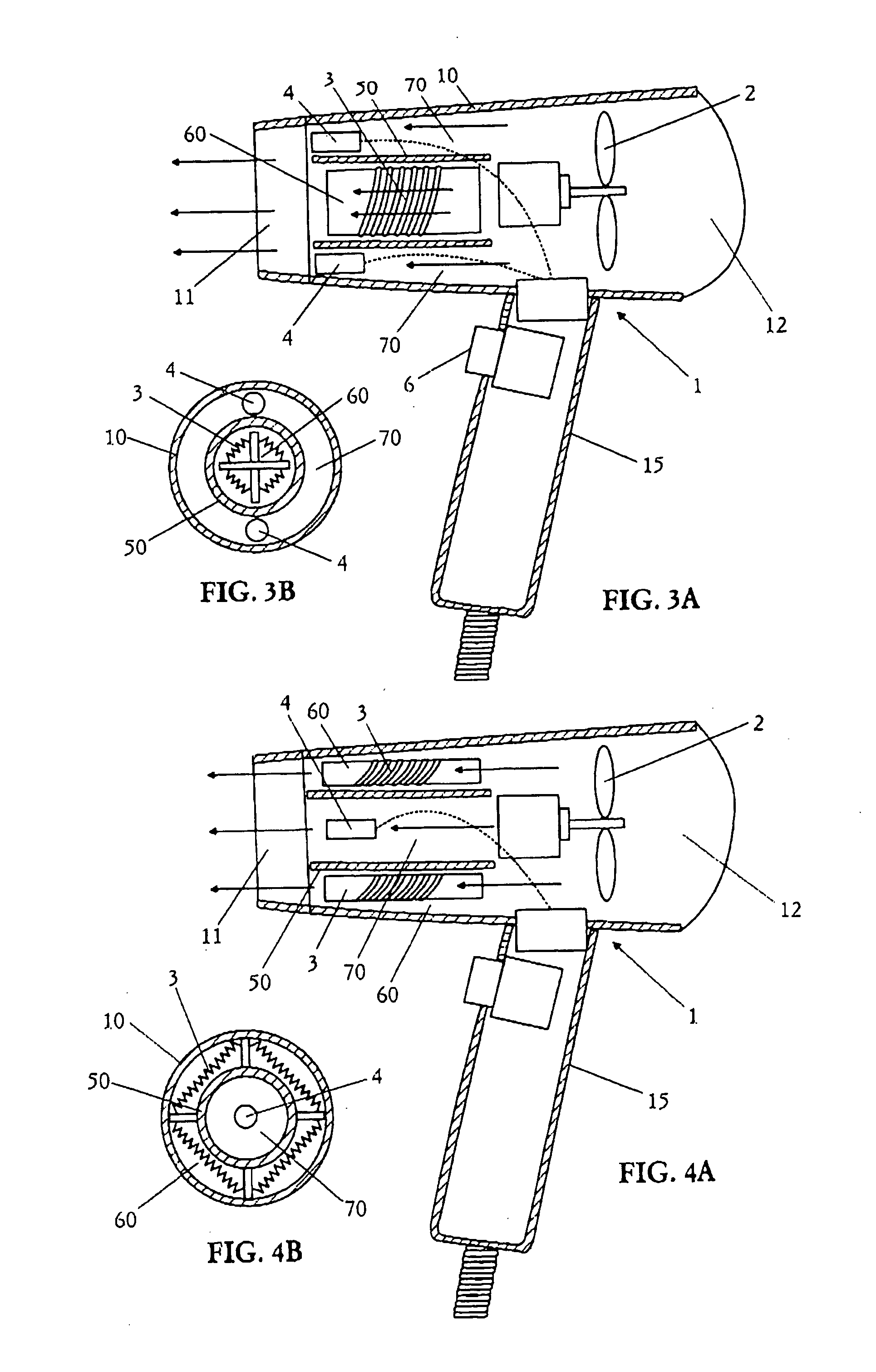 Hair dryer with minus ion generator