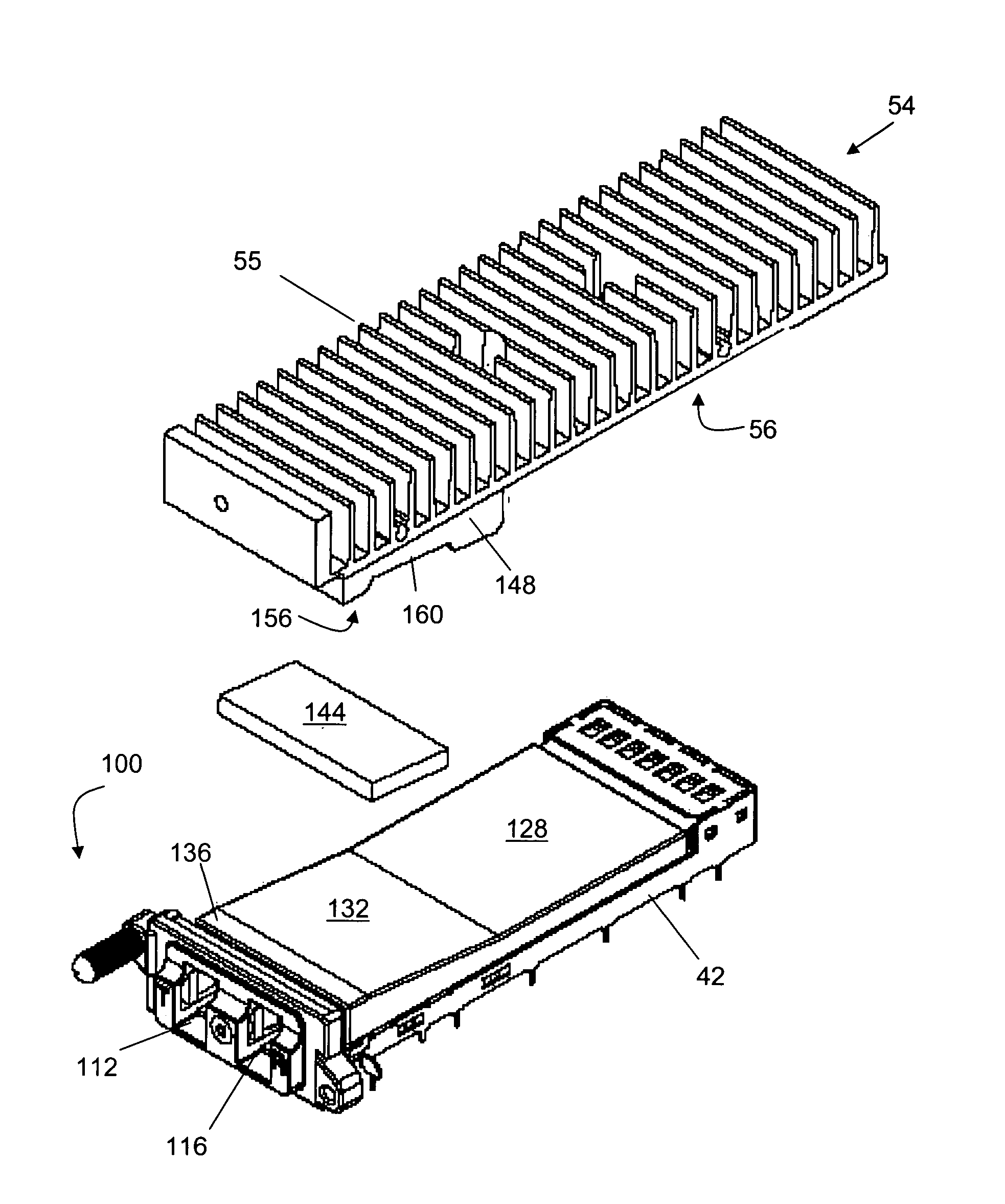 Pluggable electronic module