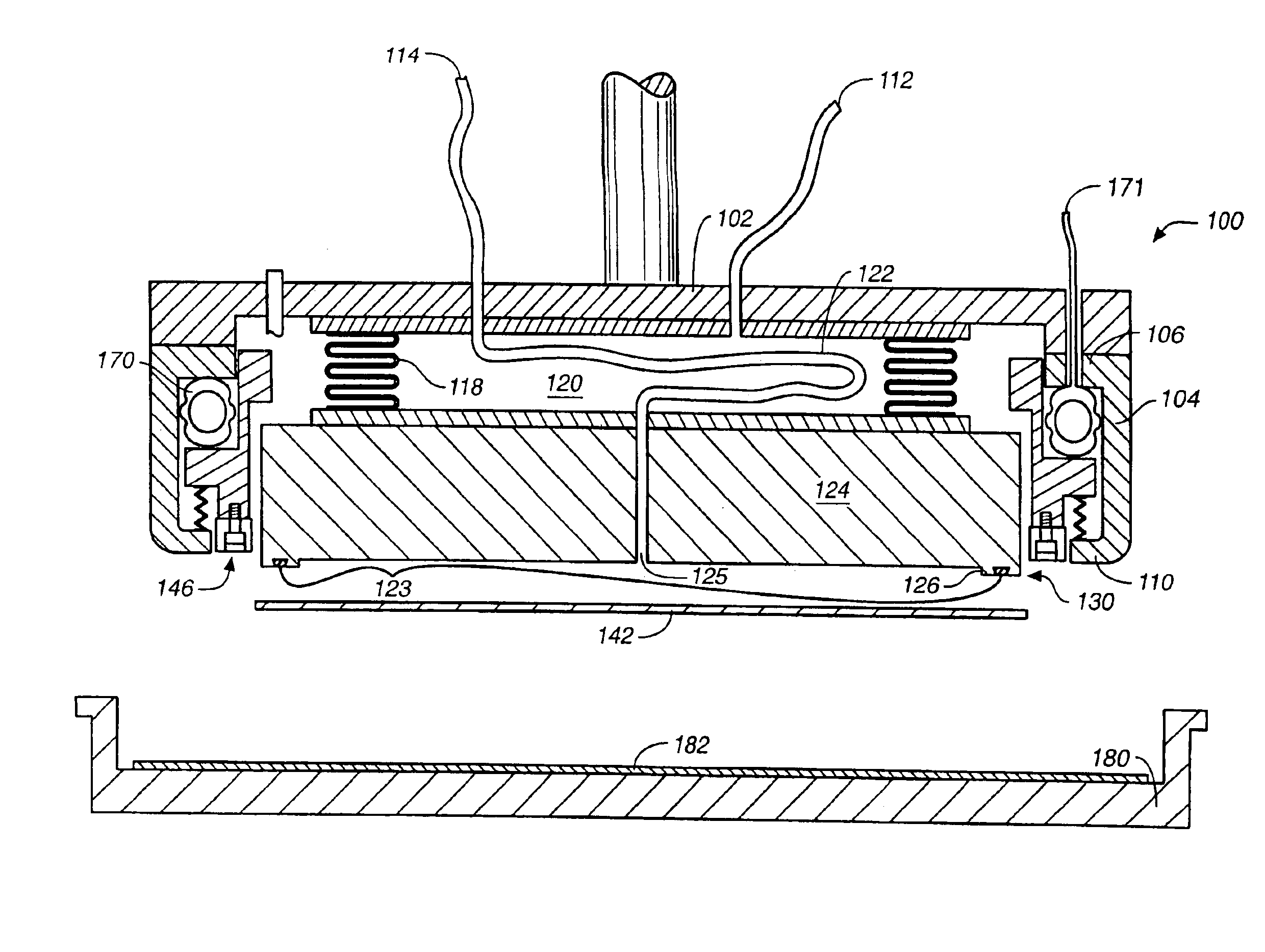 Fluid-pressure regulated wafer polishing head