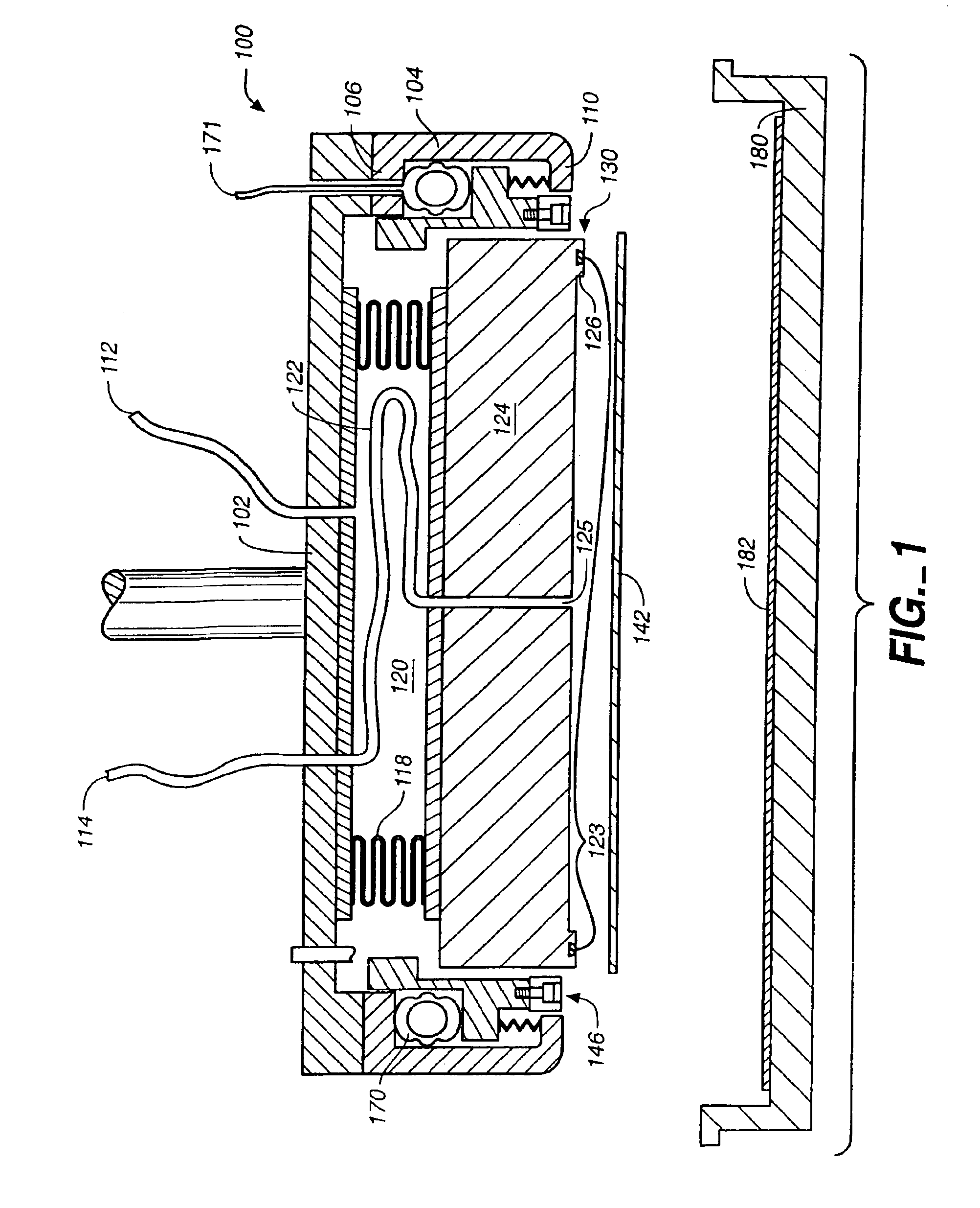 Fluid-pressure regulated wafer polishing head