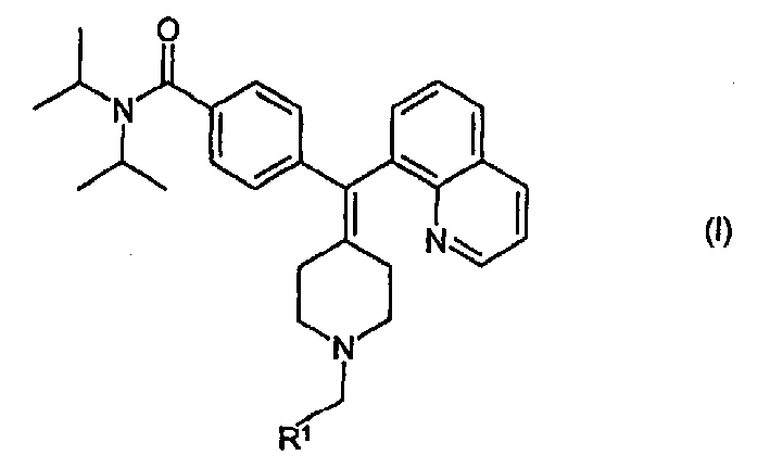 4-(penyl-piperidin-4-ylidene-methyl)-benzamide derivatives and their use for the treatment of pain, anxiety or gastrointestinal disorders