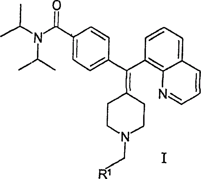 4-(penyl-piperidin-4-ylidene-methyl)-benzamide derivatives and their use for the treatment of pain, anxiety or gastrointestinal disorders