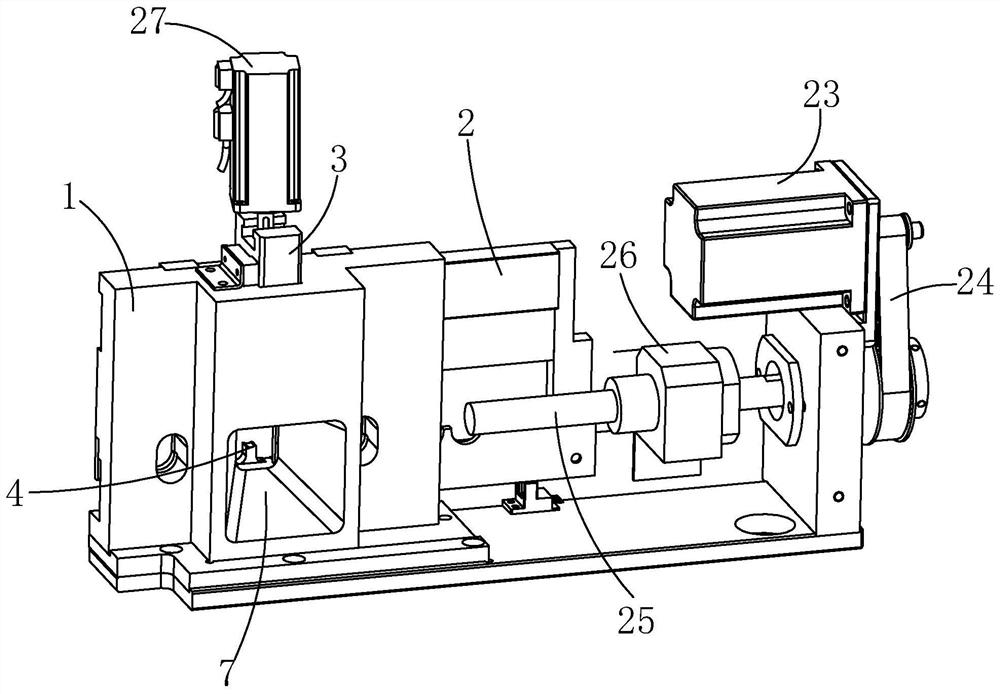 Cable terminal pressing mechanism